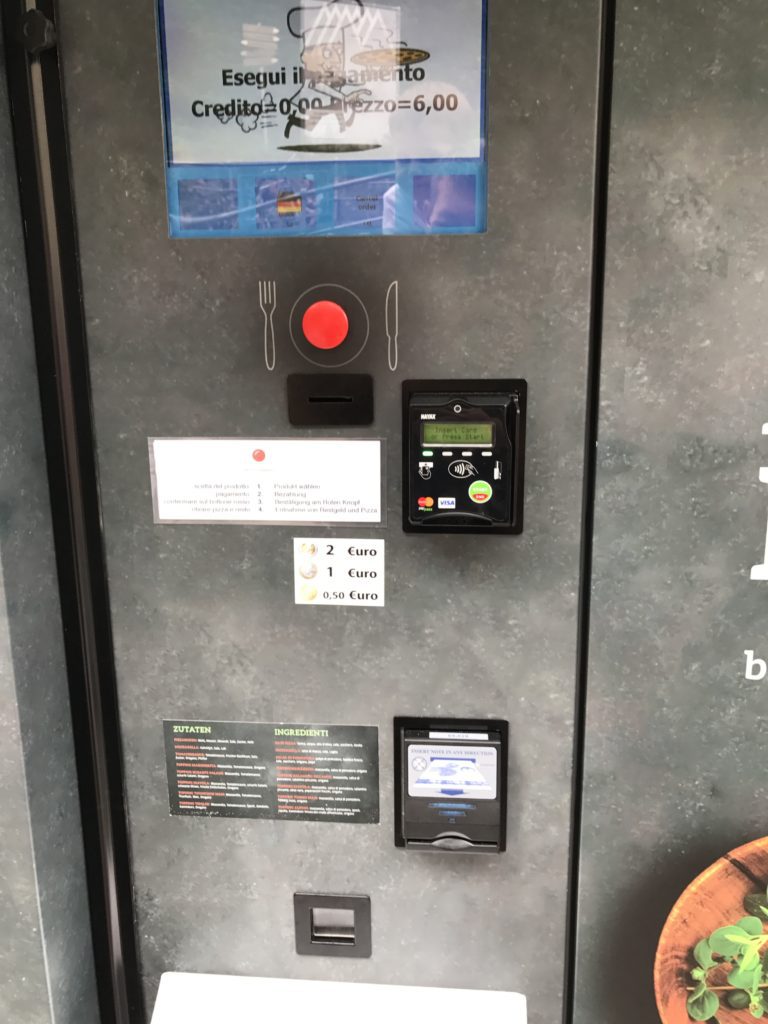Connected Vending Machine Interface